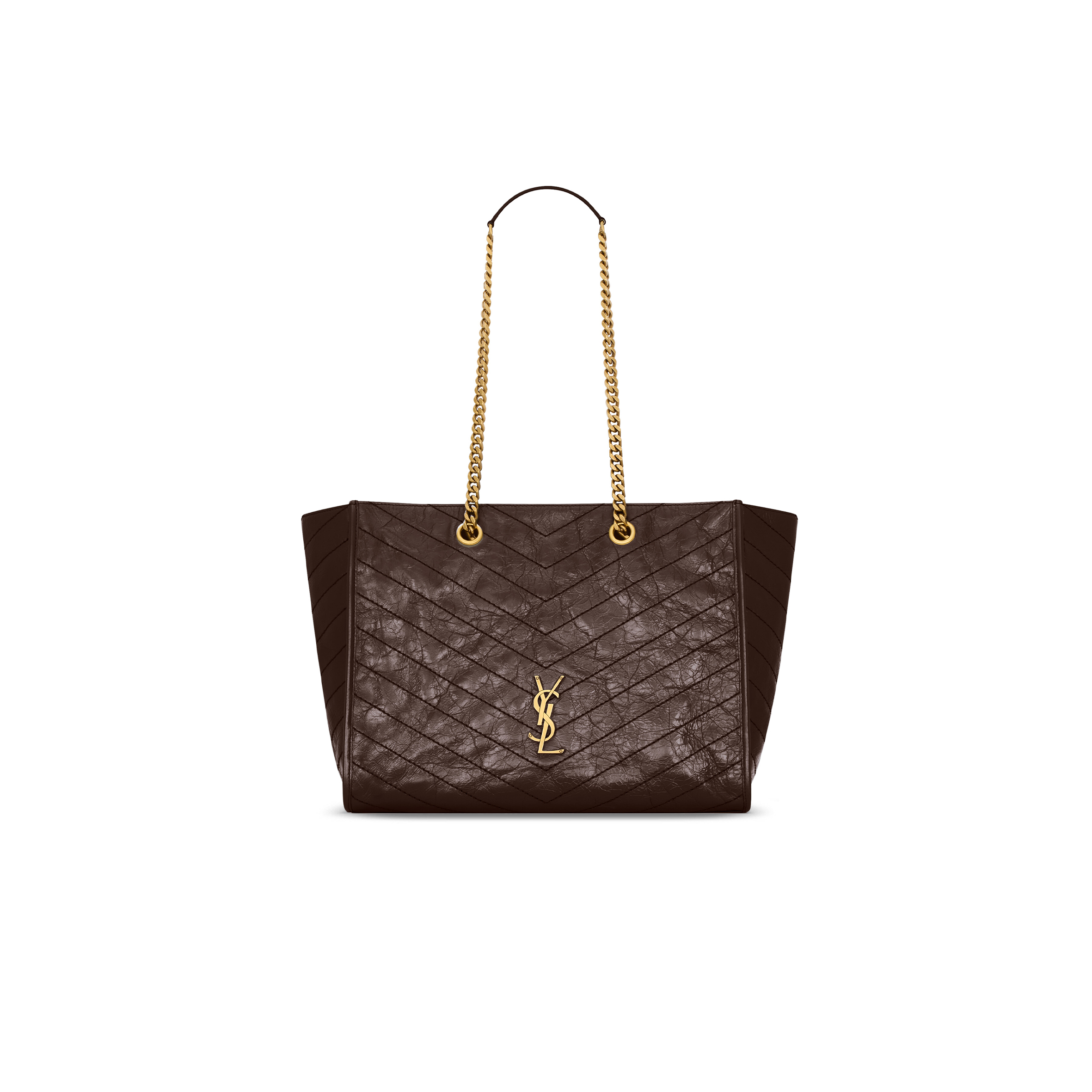 YSL NIKI SHOPPING IN VINTAGE LEATHER 8711510EN072877 (33*26*14cm)